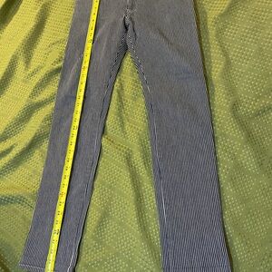 present Navy and White Cargo Pants